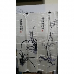 早期手工湘繡(四君子) - EcoLoop Reuse 示範店 二手商品