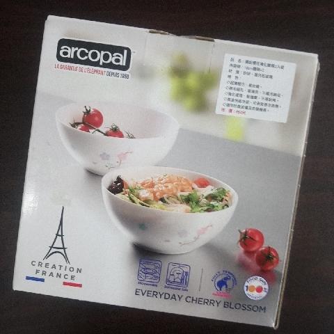 ARCOPAL絢麗櫻花強化麵碗2入組 - EcoLoop Reuse 示範店 二手商品