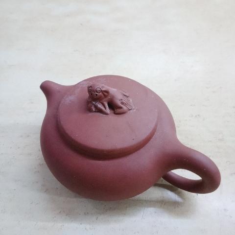 早期紫砂壺#獅鈕壺(吳國新) - EcoLoop Reuse 示範店 二手商品