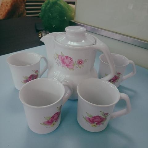 陶瓷茶壼組4杯 - EcoLoop Reuse 示範店 二手商品