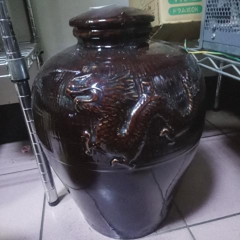 雕龍有蓋土陶甕 - EcoLoop Reuse 示範店 二手商品